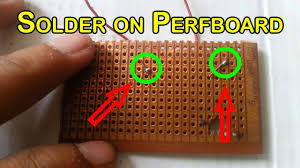 How to Solder on Perfboard Neat & Clean - YouTube