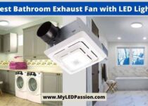best bathroom exhaust fan with led light